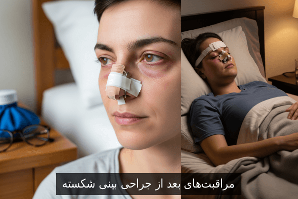 مراقبت‌های بعد از جراحی بینی شکسته