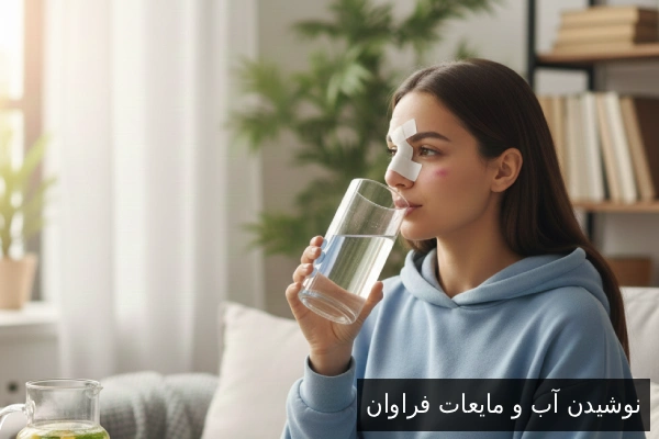 نوشیدن آب و مایعات فراوان
